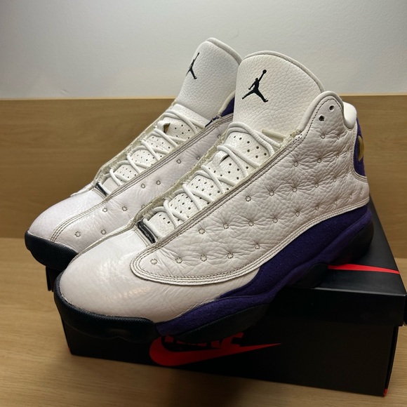 Size 10 - Air Jordan 13 Retro Lakers - Picture 4 of 16